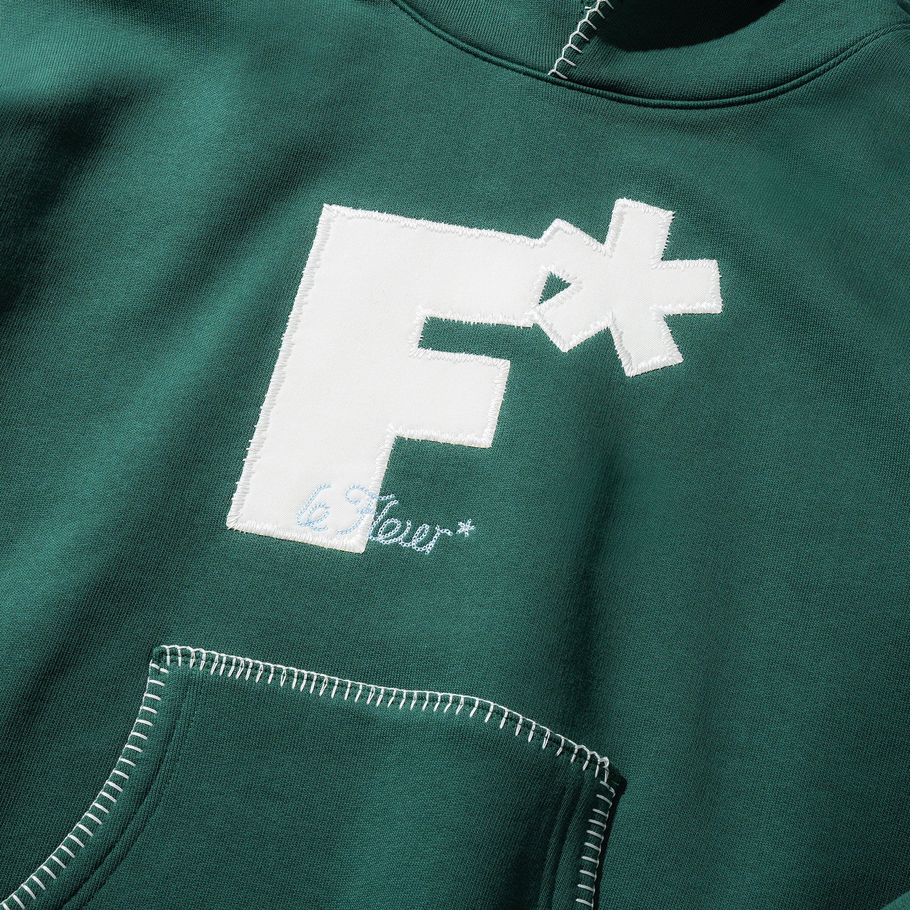 Athletic Hoodie Green - Image 2