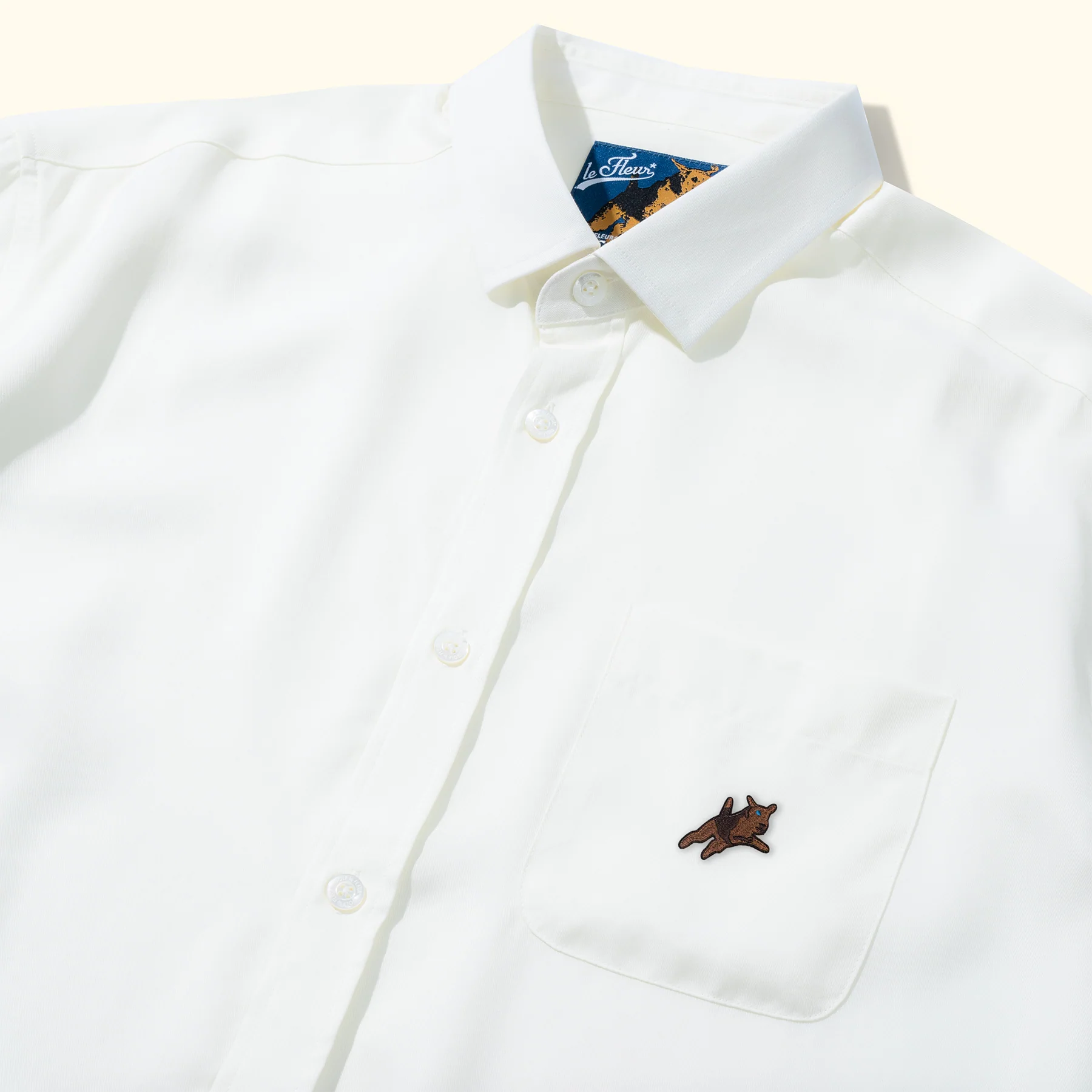 Darryl Collared Shirt Cream - Image 2