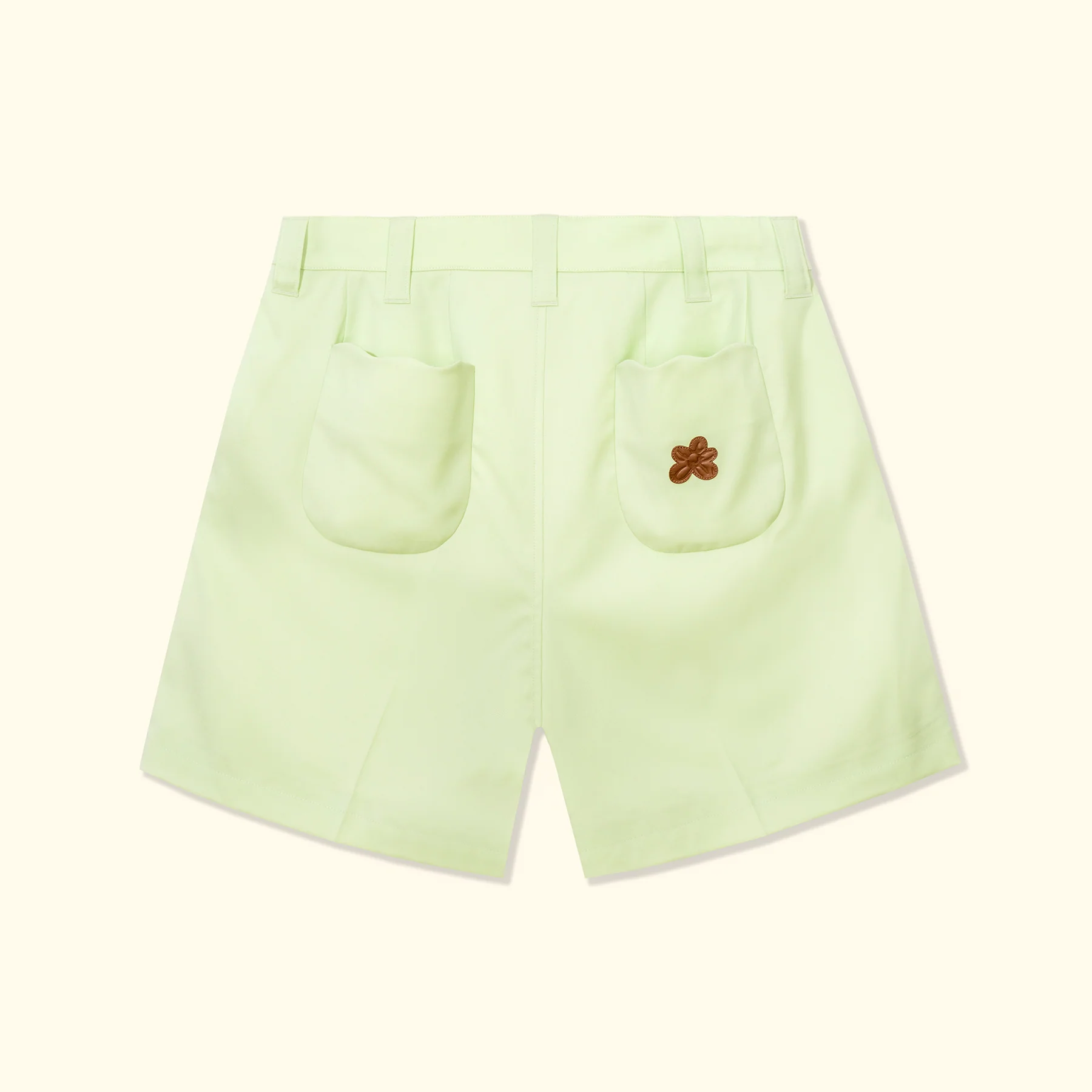Double Pleated Shorts Mint - Image 2