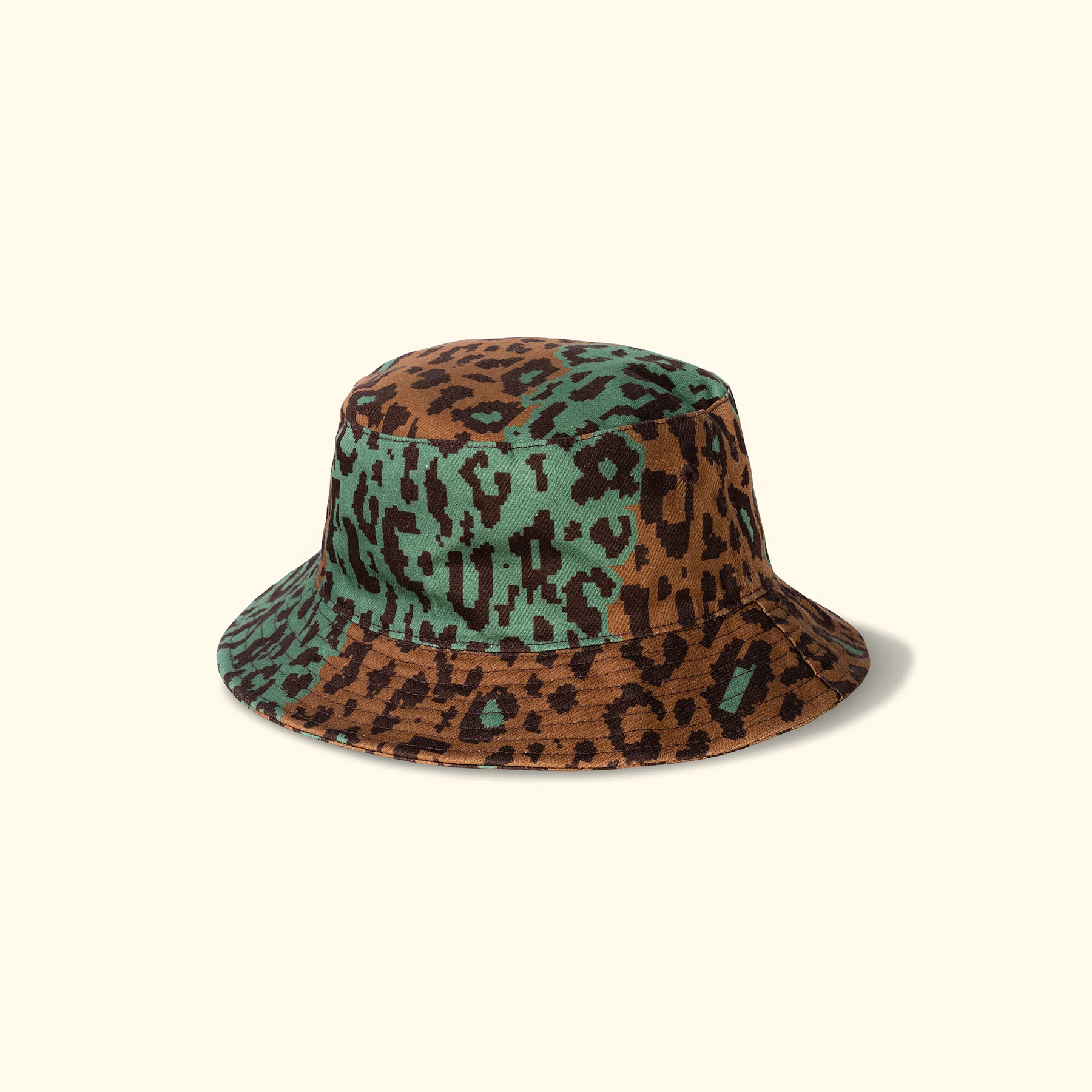 Fleur Camo Bucket Hat Brown - Image 2