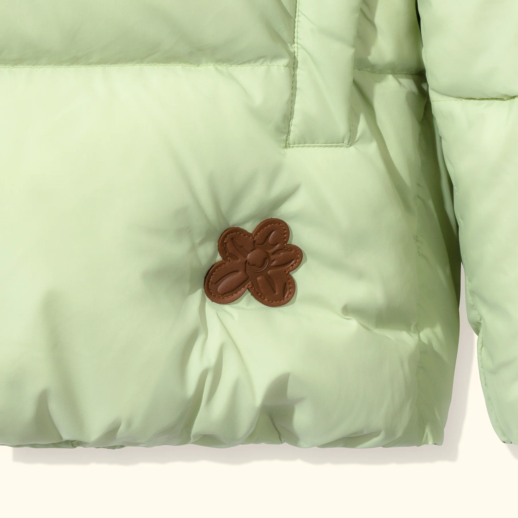 Leather Puffer Jacket - Image 4