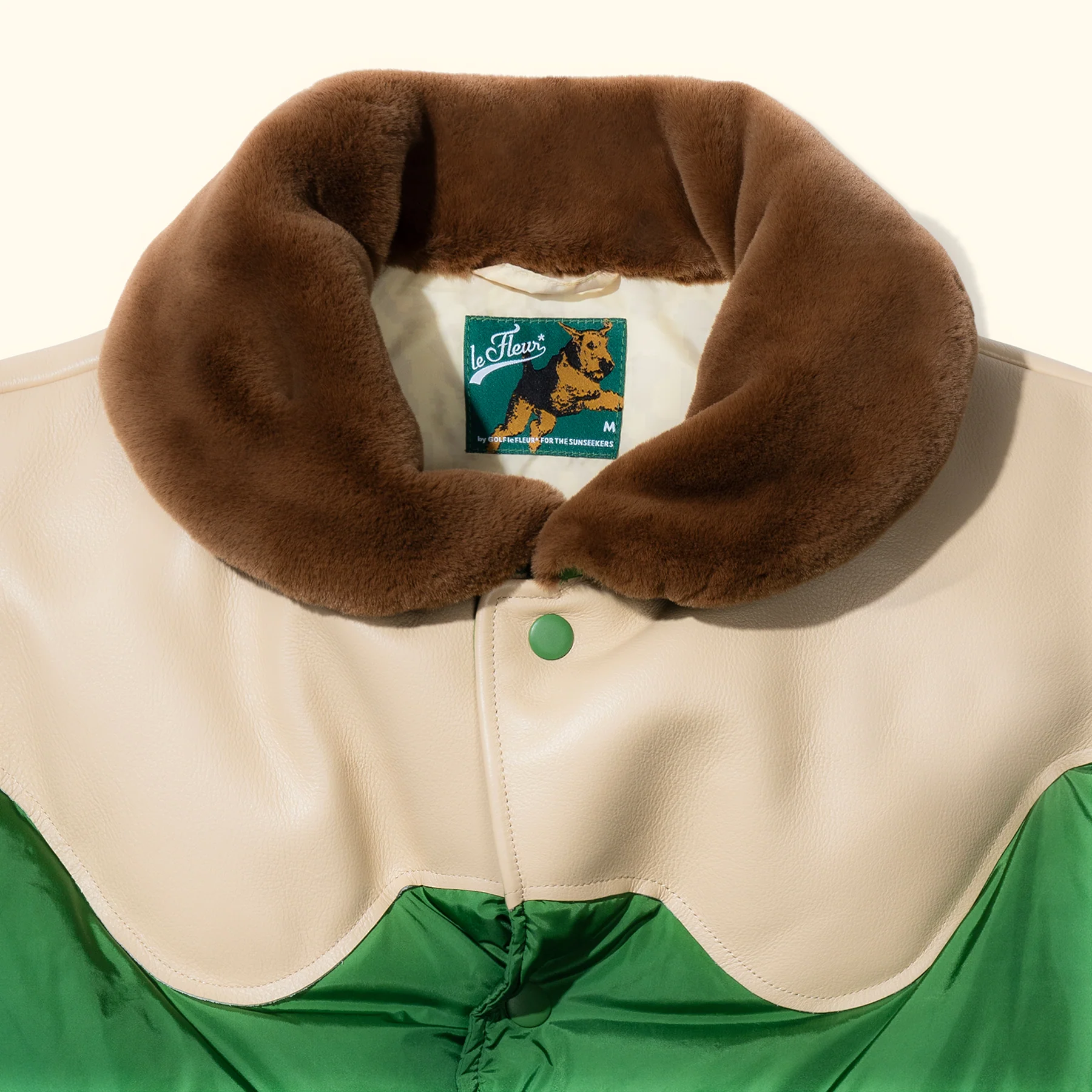 Leather Puffer Vest - Image 3