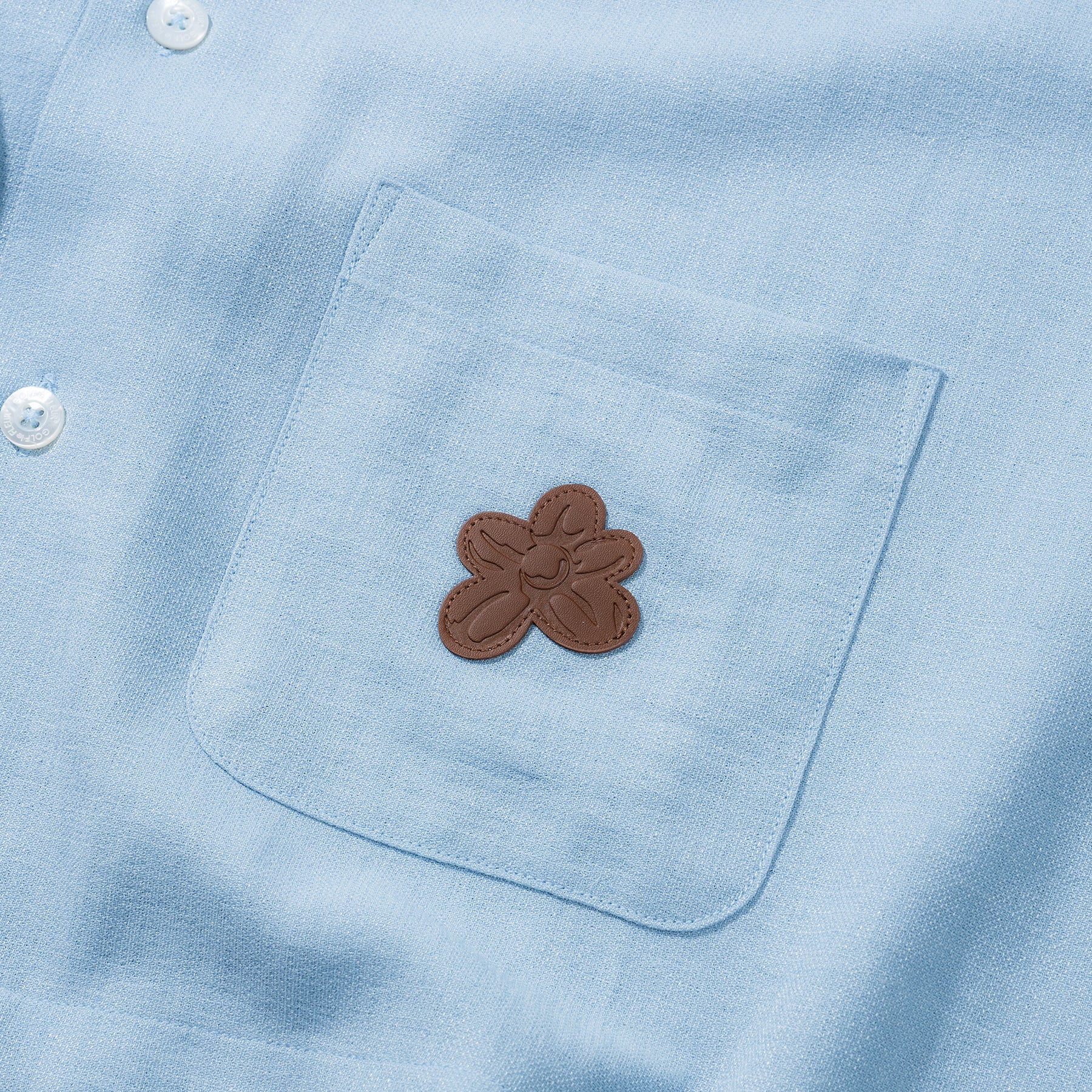 Potato Sack Shirt Blue - Image 2