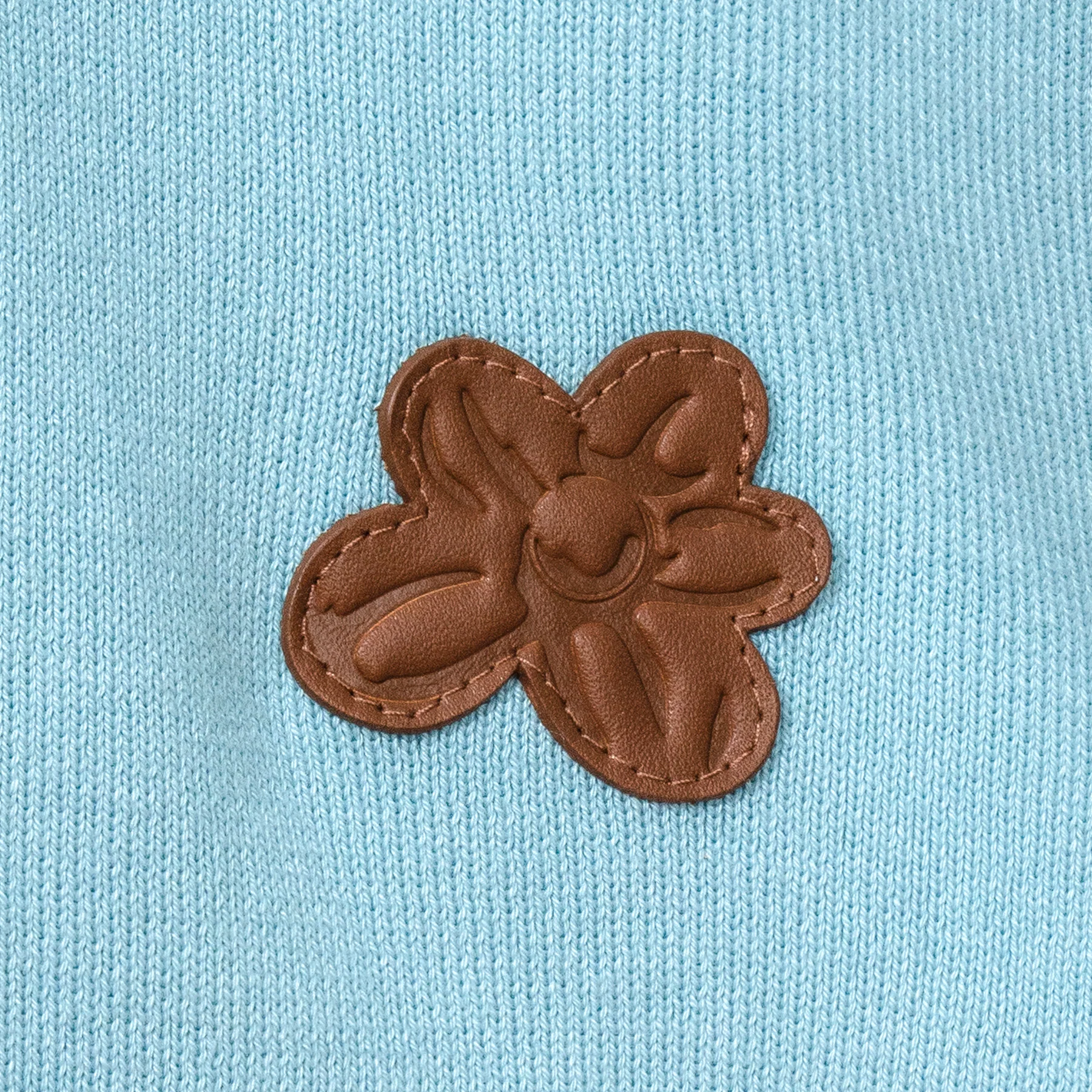 Knit Polo Blue - Image 3